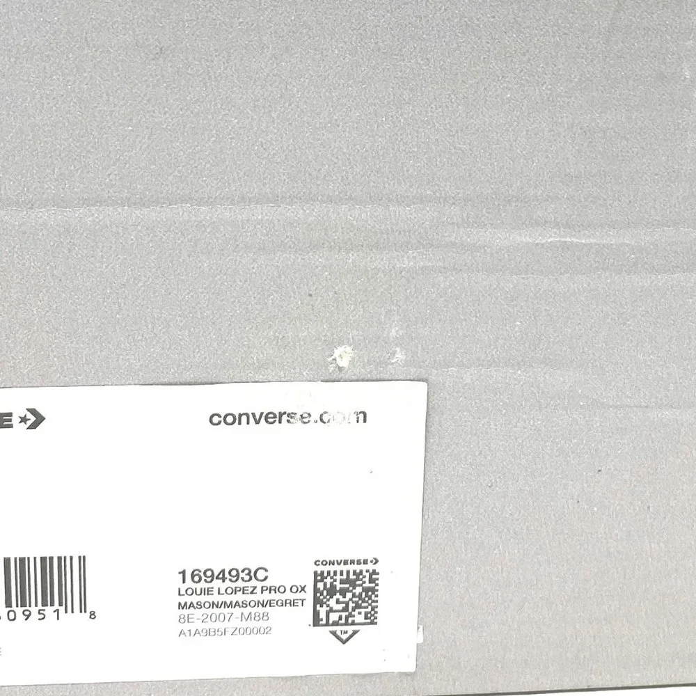 đź’–MEGA SALEđź’–Converse Louie Lopez Pro OX Gray Low Top Shoes Women Suede 169493C - Picture 10 of 11